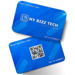 Smart Business Card - Blue Flow PVC Card