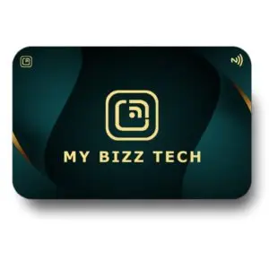 hello black front - Smart Business Card